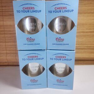 Coors Light Beer Cup Colour Changing when Cold Aluminium 16oz Collectible